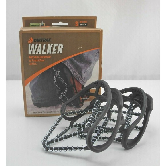 Yaktrax Walker Light Duty Traction Cleats for Winter Safety - Unisex Size Small - Picture 2 of 4